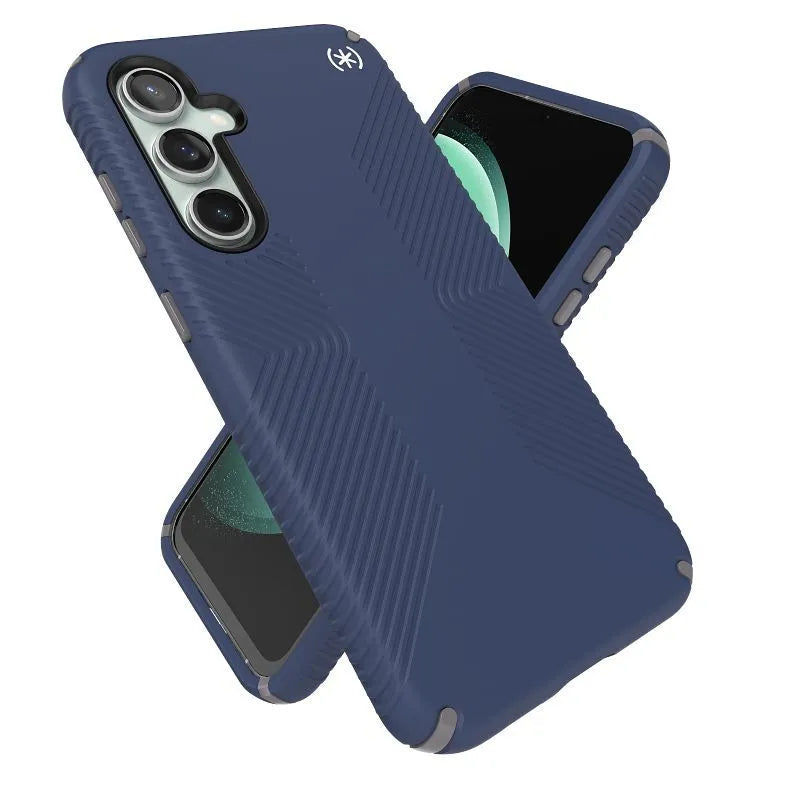 Speck Presidio2 Grip - Samsung Galaxy S23 FE dėklas (Coastal Blue/Black/White)