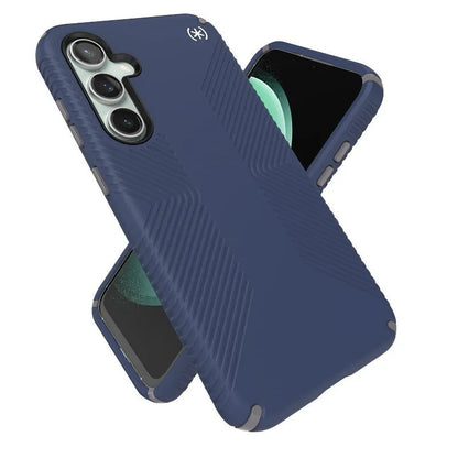 Speck Presidio2 Grip - Samsung Galaxy S23 FE dėklas (Coastal Blue/Black/White)