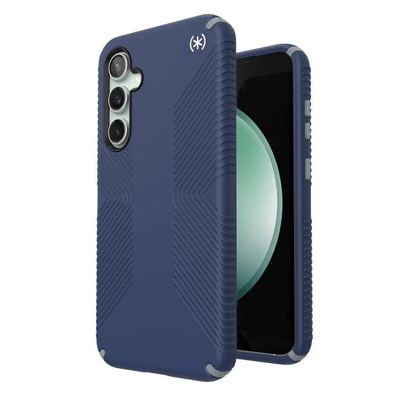 Speck Presidio2 Grip - Samsung Galaxy S23 FE dėklas (Coastal Blue/Black/White)