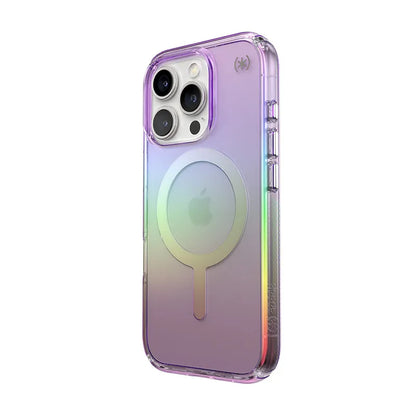 Speck Presidio2 Lux MagSafe - iPhone 16 Pro dėklas (Amazing Purple / Clear)