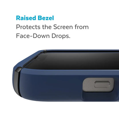 Speck Presidio2 Pro - Antibakterialinis dėklas iPhone 15 Plus / 14 Plus (Coastal Blue / Black / White)