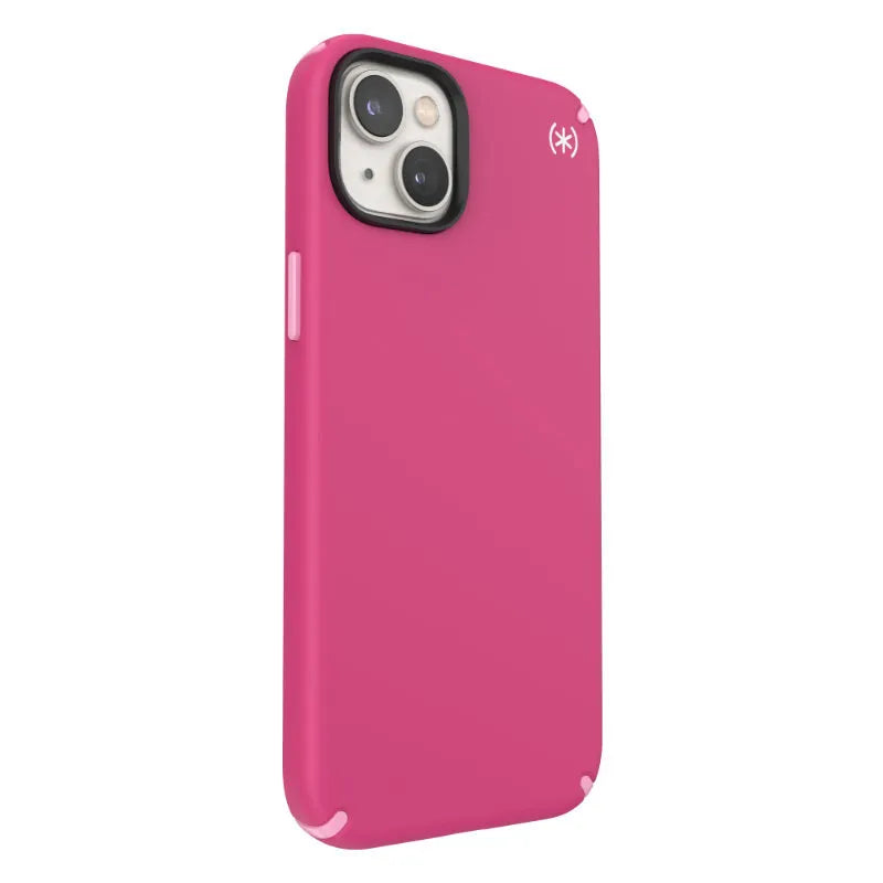 Speck Presidio2 Pro – Antibakterinis dėklas iPhone 15 Plus / 14 Plus (Digital Pink / Blossom Pink / White)