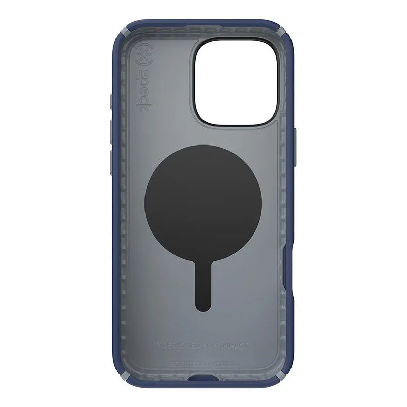 Speck Presidio2 Pro ClickLock ir MagSafe dėklas „iPhone 16 Pro Max“ (Coastal Blue / Dust Gray / White)