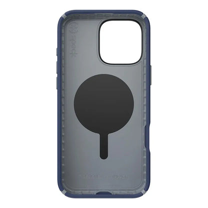 Speck Presidio2 Pro ClickLock ir MagSafe dėklas „iPhone 16 Pro Max“ (Coastal Blue / Dust Gray / White)