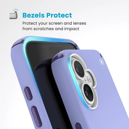 Speck Presidio2 Pro ClickLock & MagSafe – dėklas iPhone 16 Plus (Future Lavender / Cassis Purple / White)