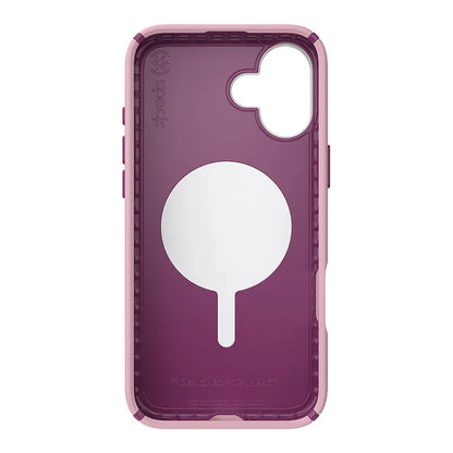 Speck Presidio2 Pro ClickLock & MagSafe – Dėklas „iPhone 16 Plus“ (Wednesday Pink / Boysenberry Purple / White)