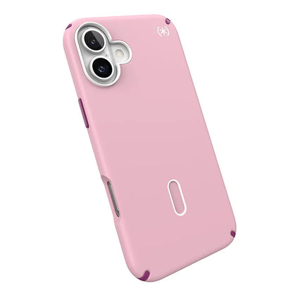 Speck Presidio2 Pro ClickLock & MagSafe – Dėklas „iPhone 16 Plus“ (Wednesday Pink / Boysenberry Purple / White)