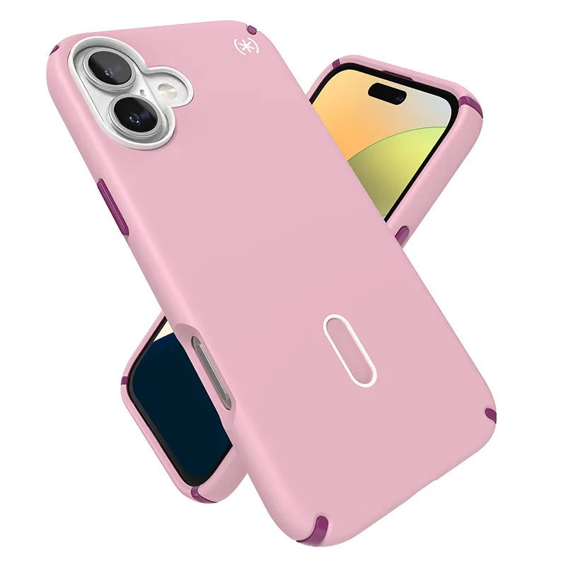 Speck Presidio2 Pro ClickLock & MagSafe – Dėklas „iPhone 16 Plus“ (Wednesday Pink / Boysenberry Purple / White)