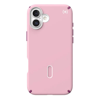 Speck Presidio2 Pro ClickLock & MagSafe – Dėklas „iPhone 16 Plus“ (Wednesday Pink / Boysenberry Purple / White)