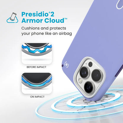 Speck Presidio2 Pro ClickLock & MagSafe - Dėklas iPhone 16 Pro Max (Future Lavender / Cassis Purple / White)