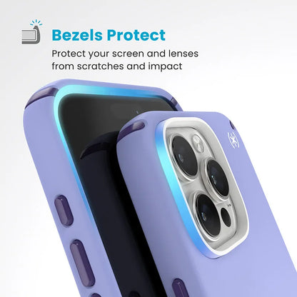 Speck Presidio2 Pro ClickLock & MagSafe - Dėklas iPhone 16 Pro Max (Future Lavender / Cassis Purple / White)