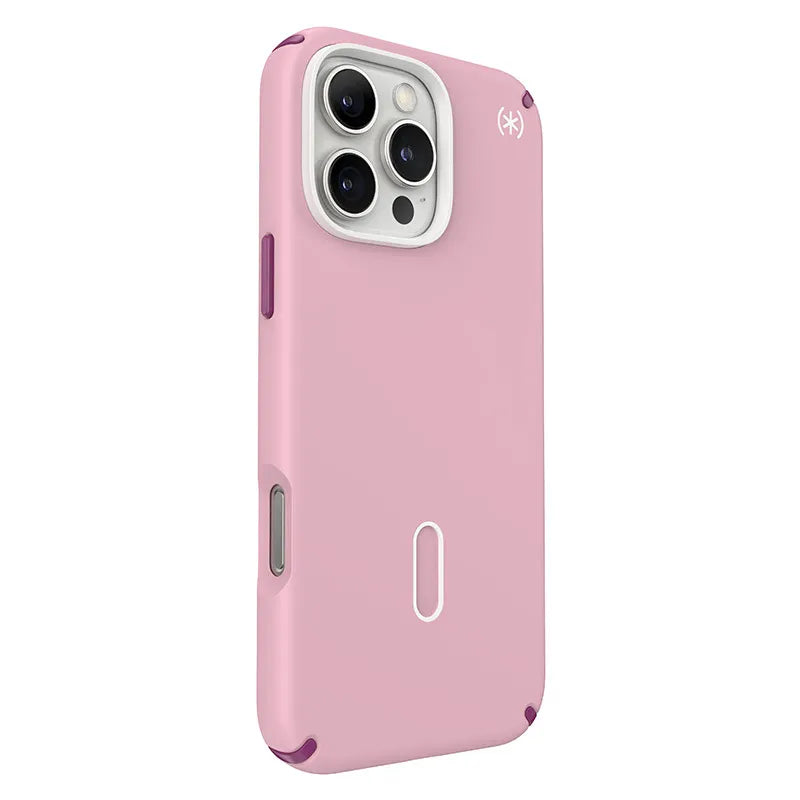 Speck Presidio2 Pro ClickLock & MagSafe – dėklas iPhone 16 Pro Max (Wednesday Pink / Boysenberry Purple / White)