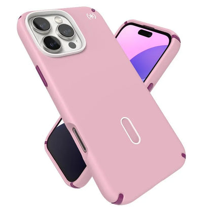 Speck Presidio2 Pro ClickLock & MagSafe – dėklas iPhone 16 Pro Max (Wednesday Pink / Boysenberry Purple / White)
