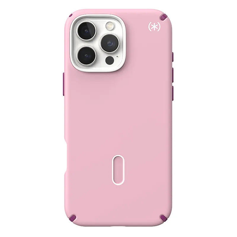 Speck Presidio2 Pro ClickLock & MagSafe – dėklas iPhone 16 Pro Max (Wednesday Pink / Boysenberry Purple / White)