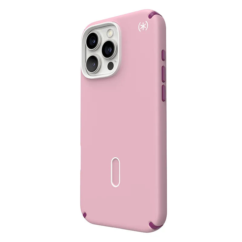 Speck Presidio2 Pro ClickLock & MagSafe – dėklas iPhone 16 Pro Max (Wednesday Pink / Boysenberry Purple / White)