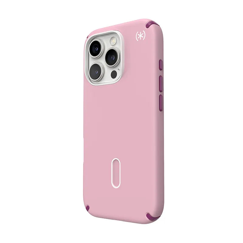 Speck Presidio2 Pro ClickLock & MagSafe – dėklas iPhone 16 Pro (Wednesday Pink / Boysenberry Purple / White)