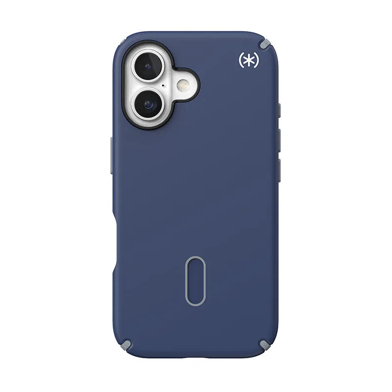 Speck Presidio2 Pro ClickLock & MagSafe – iPhone 16 dėklas (Coastal Blue / Dust Gray / White)
