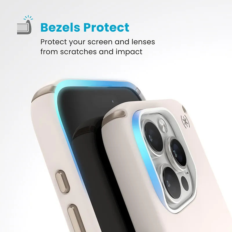 Speck Presidio2 Pro ClickLock & MagSafe – iPhone 16 Pro dėklas (Bleached Bone / Heirloom Gold / Hazel Brown)