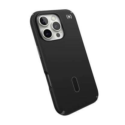 Speck Presidio2 Pro ClickLock & MagSafe - iPhone 16 Pro dėklas (Juoda / Skalūninė pilka / Balta)