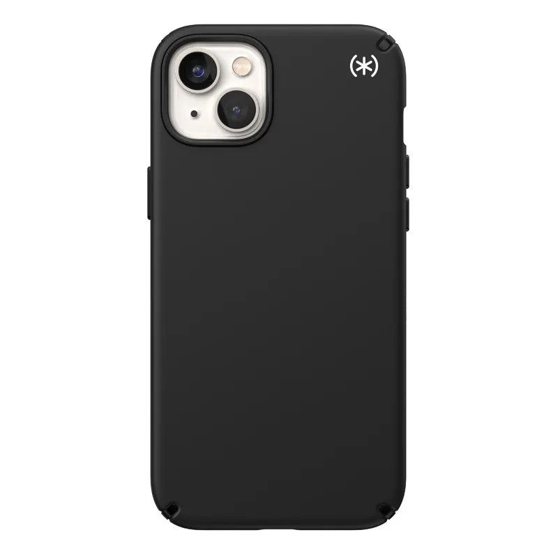 Speck Presidio2 Pro MagSafe – Antibakterialinis dėklas iPhone 15 Plus / 14 Plus (Juodas / Juodas / Baltas)