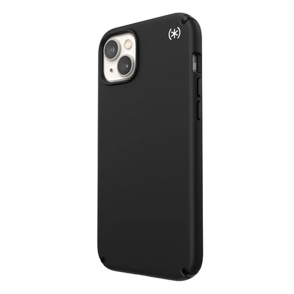 Speck Presidio2 Pro MagSafe – Antibakterialinis dėklas iPhone 15 Plus / 14 Plus (Juodas / Juodas / Baltas)