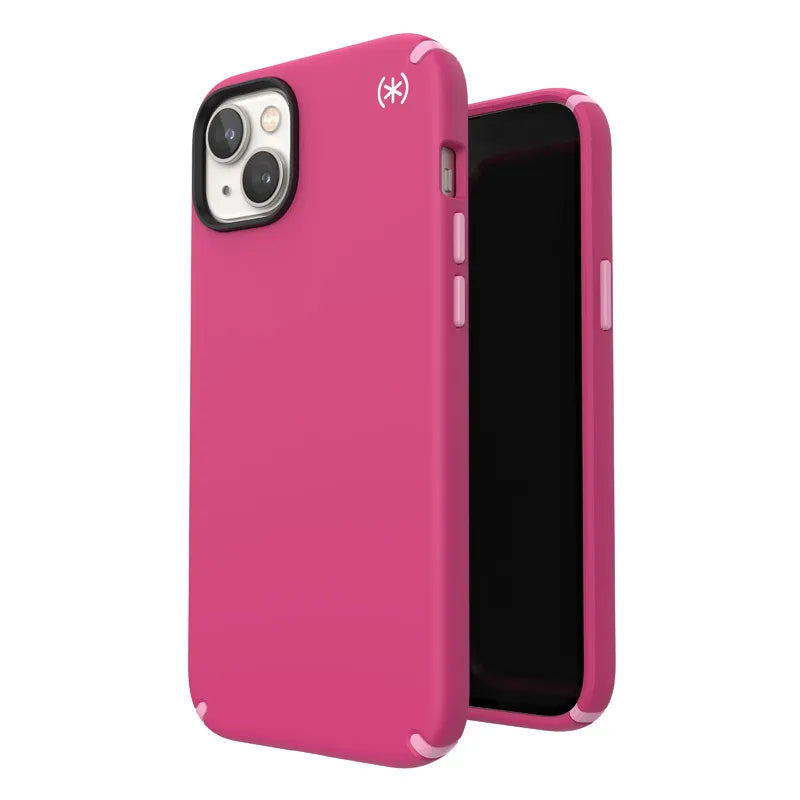 "Speck Presidio2 Pro + MagSafe" - dėklas "iPhone 15 Plus" / "14 Plus" su MICROBAN danga (Digitalpink / Blossompink / White)