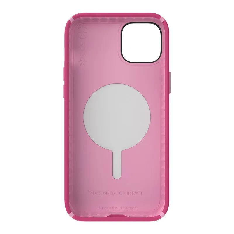 "Speck Presidio2 Pro + MagSafe" - dėklas "iPhone 15 Plus" / "14 Plus" su MICROBAN danga (Digitalpink / Blossompink / White)