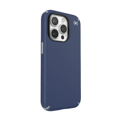 Speck Presidio2 Pro Magsafe dėklas – iPhone 15 Pro (Coastal Blue / Dust Gray / White)