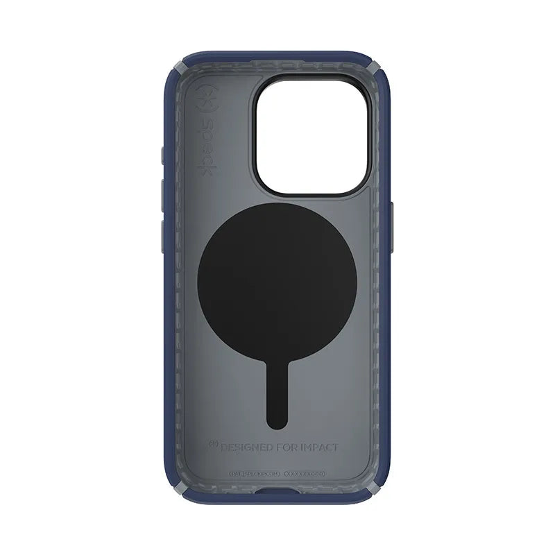 Speck Presidio2 Pro Magsafe dėklas – iPhone 15 Pro (Coastal Blue / Dust Gray / White)
