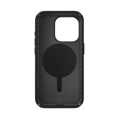 Speck Presidio2 Pro Magsafe dėklas – iPhone 15 Pro (juoda / skalūno pilka / balta)