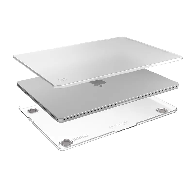 Speck SmartShell – dėklas MacBook Air 15" (M5/M4/M3/M2/2026-2023) (Skaidrus)