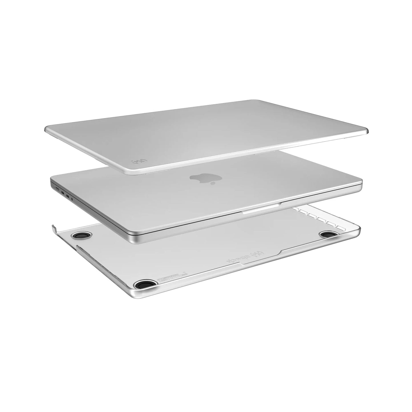 Speck SmartShell – dėklas MacBook Pro 14" (M5/M4/M3/M2/M1/2026-2021) (Skaidrus)