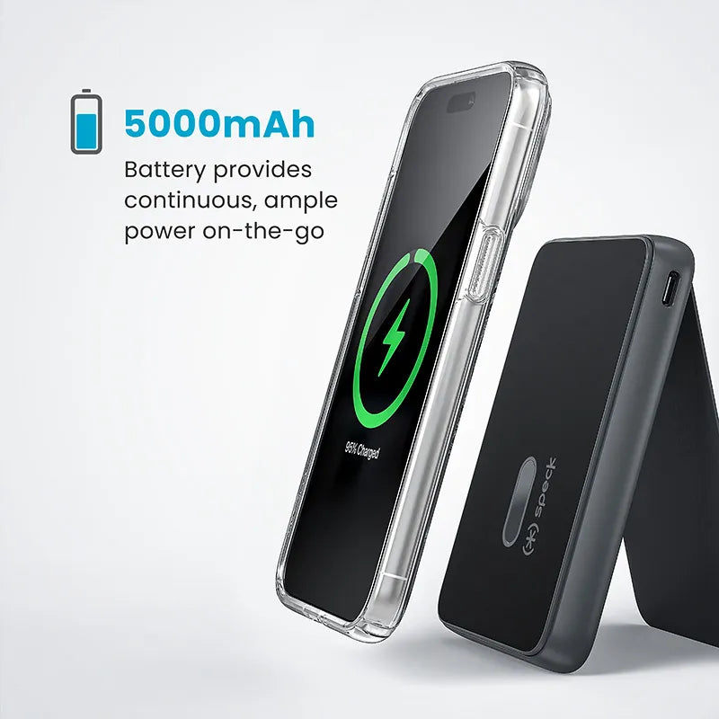 Speck StandyBank + ClickLock – „MagSafe“ 5000 mAh Power Bank + stovas