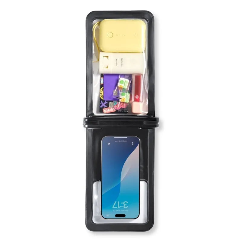 Spigen A603 Universalus vandeniui atsparus dėklas - Vandeniui atsparus dėklas išmaniesiems telefonams iki 6,9 colio (Juodas)