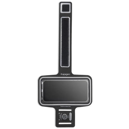 Spigen A703 Dynamic Shield Armband - dėklas / sportinis peties dirželis išmaniajam telefonui iki 6,9 colio (juodas)