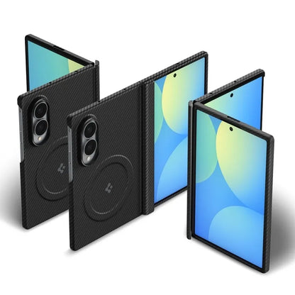 Spigen Airskin Aramid – dėklas Samsung Galaxy Z Fold 8 (juodas)