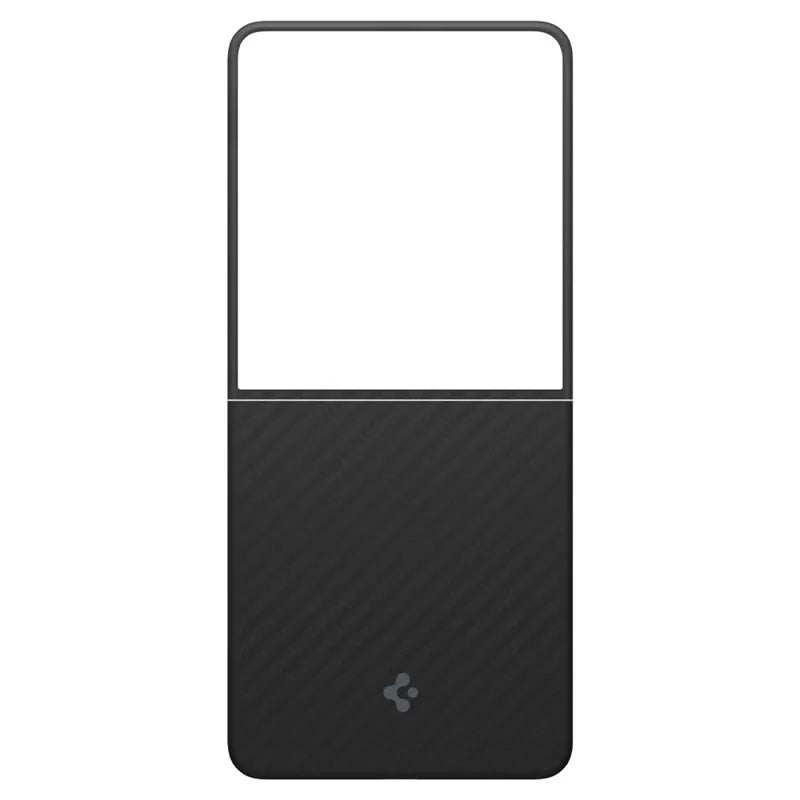 Spigen Airskin Aramid – Dėklas, skirtas Samsung Galaxy Z Flip 7 (juodas)