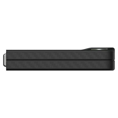 Spigen Airskin Aramid – Dėklas, skirtas Samsung Galaxy Z Flip 7 (juodas)