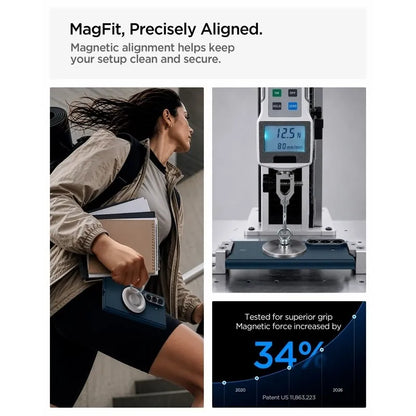 Spigen AirSkin Aramid MagSafe – dėklas Samsung Galaxy Z Fold 8 Ultra telefonui (tamsiai mėlyna)