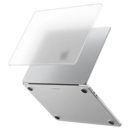 Spigen AirSkin - dėklas „MacBook Air“ 13,6" (M5/M4/M3/M2/2026-2022) (matinis skaidrus)