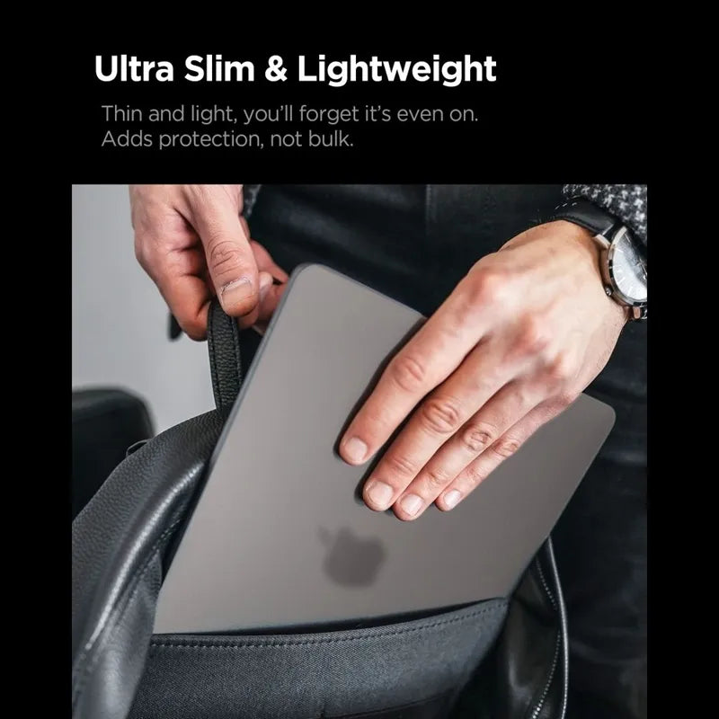 Spigen AirSkin – dėklas MacBook Pro 14" (M5/M4/M3/M2/M1/2026-2021) (Frost Black)