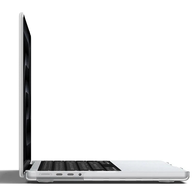 Spigen AirSkin – dėklas MacBook Pro 14" (M5/M4/M3/M2/M1/2026-2021) (skaidrus matinis)