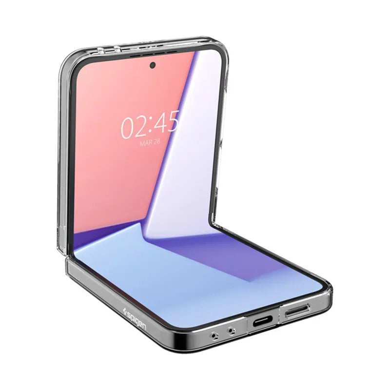 Spigen Airskin - Dėklas, skirtas Samsung Galaxy Z Flip 6 / 7 FE (skaidrus)