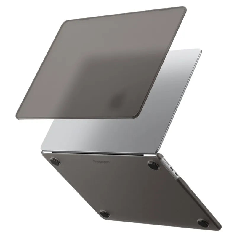 Spigen AirSkin - MacBook Air 13,6" dėklas (M5/M4/M3/M2/2026-2022) (matinė juoda)