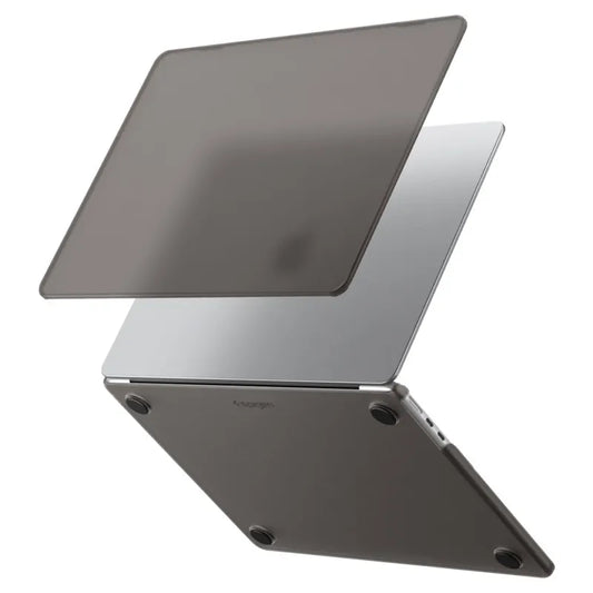 Spigen AirSkin - MacBook Air 13,6" dėklas (M5/M4/M3/M2/2026-2022) (matinė juoda)