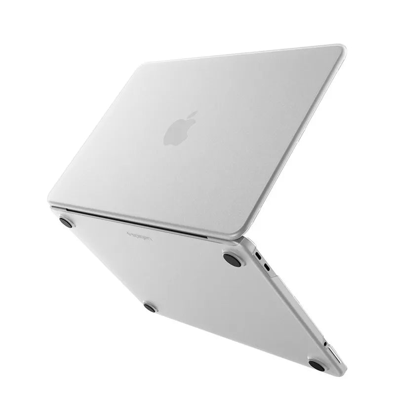 Spigen AirSkin – „MacBook Neo“ dėklas (skaidrus, matinis)