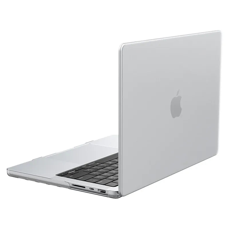 Spigen AirSkin – „MacBook Pro 16“ dėklas (M5/M4/M3/M2/M1/2026–2021) („Frost Clear“ spalva)