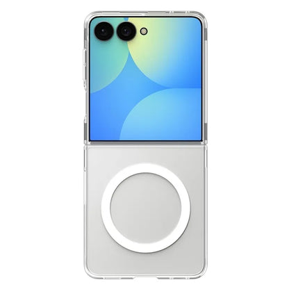 Spigen AirSkin MagSafe – dėklas Samsung Galaxy Z Flip 8 (skaidrus / baltas)
