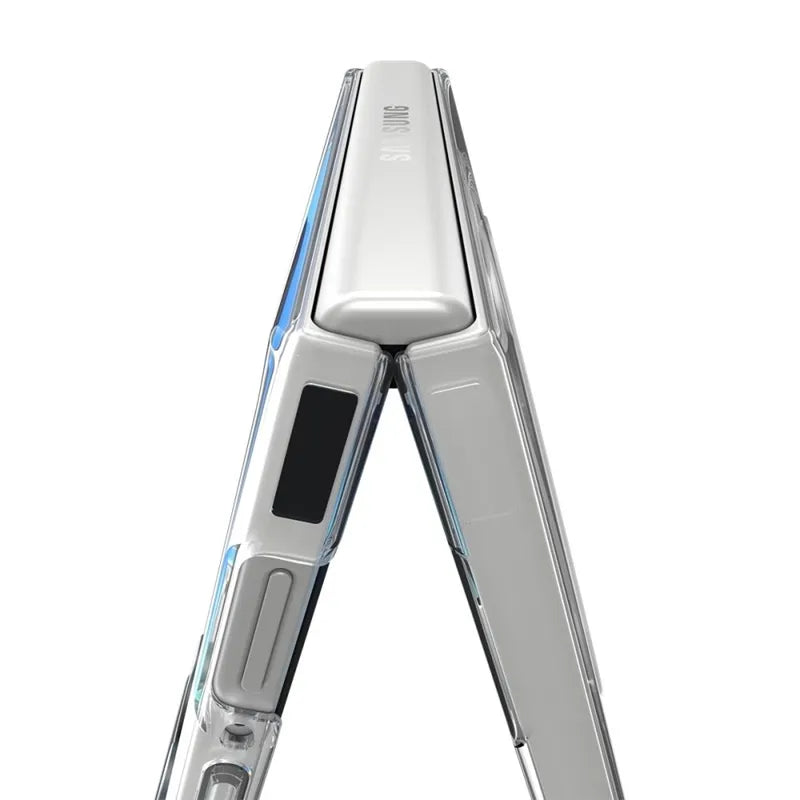 Spigen AirSkin MagSafe – dėklas Samsung Galaxy Z Flip 8 (skaidrus / baltas)