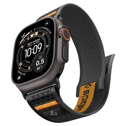 Spigen Athlex Air 2 – Apple Watch apyrankė 44/45/46/49 mm (Active Black / Orange)